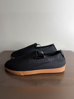 Suavs The Barton Black Slip On Shoes Sz 7.5 Womens